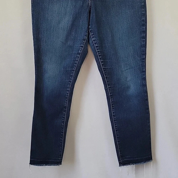 NYDJ Alina Ankle Jeans High Rise Medium Wash Size 12 - Picture 4 of 16